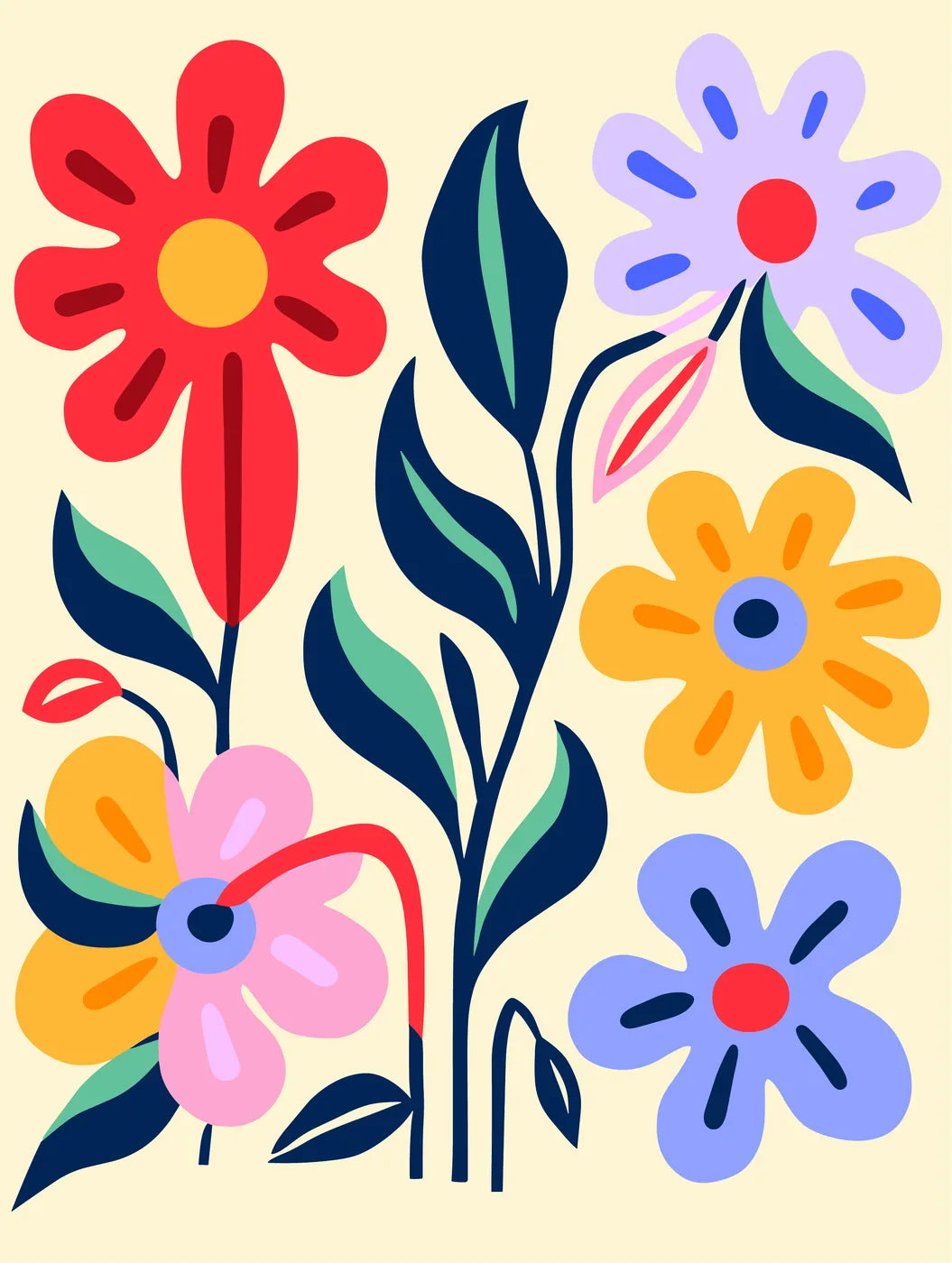 Flower Botanical No. 444